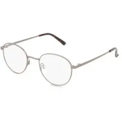 Wenzhou Bada Optical Co. , LTD Fielmann BD 600 CL BO Unisex-Brille inkl. Gläser Vollrand Panto Edelstahl-Gestell 46/20/135, Grau