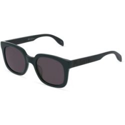 Kering Eyewear Spa Alexander McQueen AM0348S Herren-Sonnenbrille Vollrand Quadratisch Kunststoff-Gestell, Grün