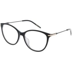 Safilo GmbH Boss 1784/G Damen-Brille inkl. Gläser Vollrand Panto Acetat-Gestell 45/16/140, Schwarz