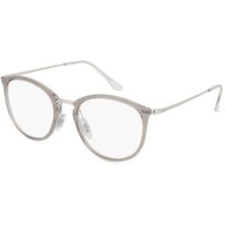 Luxottica Fashion Brillen Vertriebs GmbH Ray-Ban RX7140 Unisex-Brille inkl. Gläser Vollrand Panto Kunststoff-Gestell 49/20/150, Grau