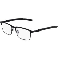 Kering Eyewear Spa Puma PU0380O Unisex-Brille inkl. Gläser Vollrand Quadratisch Metall-Gestell 55/18/140, Schwarz