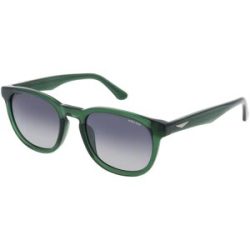 DE RIGO Vision D.A.CH. GmbH Police SPLP22E Herren-Sonnenbrille Vollrand Panto Kunststoff-Gestell, Grün