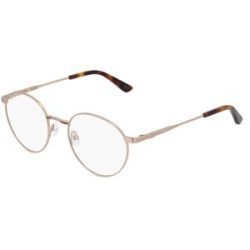 Marchon Germany GmbH Calvin Klein CK22117 Unisex-Brille inkl. Gläser Vollrand Panto Metall-Gestell 51/20/145, Gold