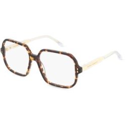 Safilo GmbH Isabel Marant IM 0168 Damen-Brille inkl. Gläser Vollrand Quadratisch Acetat-Gestell 55/15/145, Havanna