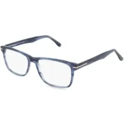 Icare Fielmann IC 015 CL SEBASTIAN Herren-Brille inkl. Gläser Vollrand Quadratisch Acetat-Gestell 55/18/150, Blau