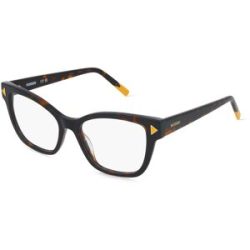 Safilo GmbH Missoni MIS 0238 Damen-Brille inkl. Gläser Vollrand Panto Acetat-Gestell 52/17/140, Havanna