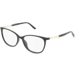 Marchon Germany GmbH Calvin Klein CK25512 Unisex-Brille inkl. Gläser Vollrand Cat Eye Kunststoff-Gestell 54/16/145, Schwarz