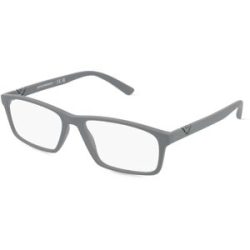 Luxottica Fashion Brillen Vertriebs GmbH Emporio Armani EA3213 Herren-Brille inkl. Gläser Vollrand Quadratisch Acetat-Gestell 56/17/145, Grau