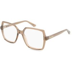 Marchon Germany GmbH Calvin Klein CK25547 Damen-Brille inkl. Gläser Vollrand Eckig Kunststoff-Gestell 54/17/145, Braun