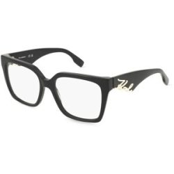 Marchon Germany GmbH Karl Lagerfeld KL6170 Unisex-Brille inkl. Gläser Vollrand Quadratisch Acetat-Gestell 53/17/140, Schwarz