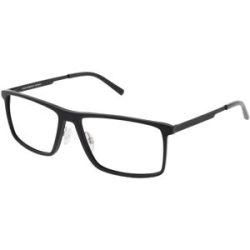 Eschenbach Optik GmbH FREIGEIST 863051 Herren-Brille inkl. Gläser Vollrand Quadratisch Kunststoff-Gestell 62/17/155, Schwarz