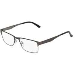 Optic Prima HK Fielmann OPH 9943 CL Herren-Brille inkl. Gläser Vollrand Quadratisch Metall-Gestell 53/17/140, Grau