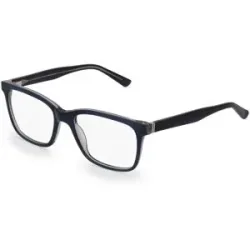 Xiamen Careyou Optical Co., Ltd Fielmann CY 008 FLEX CL Herren-Brille inkl. Gläser Vollrand Quadratisch Acetat-Gestell 55/18/140, Blau