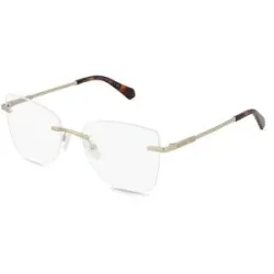 Luxottica Fashion Brillen Vertriebs GmbH Michael Kors MK3099 NAGS HEAD Damen-Brille inkl. Gläser Randlos Quadratisch Metall-Gestell 53/17/140, Gold