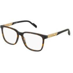 Marcolin Deutschland GmbH Adidas SP5038 Unisex-Brille inkl. Gläser Vollrand Quadratisch Kunststoff-Gestell 53/15/145, Havanna