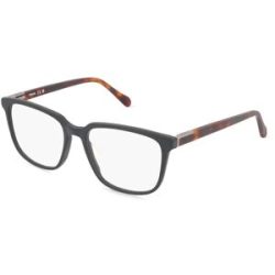 Safilo GmbH fossil 7173 Herren-Brille inkl. Gläser Vollrand Quadratisch Acetat-Gestell 53/17/145, Schwarz