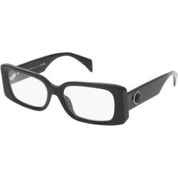 Luxottica Fashion Brillen Vertriebs GmbH Versace VE3362U Damen-Brille inkl. Gläser Vollrand Quadratisch Acetat-Gestell 53/17/140, Schwarz