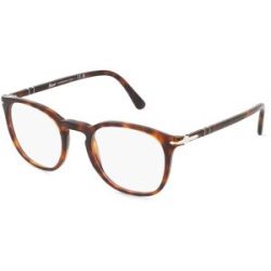 Luxottica Fashion Brillen Vertriebs GmbH Persol 0PO3318V Unisex-Brille inkl. Gläser Vollrand Panto Acetat-Gestell 51/21/145, Havanna
