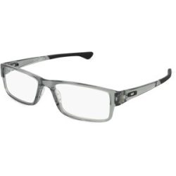 Luxottica Fashion Brillen Vertriebs GmbH Oakley OX8164 Herren-Brille inkl. Gläser Vollrand Quadratisch Kunststoff-Gestell 53/17/141, Grau