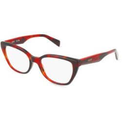 Marchon Germany GmbH Liu Jo LJ2838 Damen-Brille inkl. Gläser Vollrand Cat Eye Acetat-Gestell 53/18/140, Rot