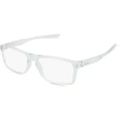 Luxottica Fashion Brillen Vertriebs GmbH Oakley OX8178 RAFTER Herren-Brille inkl. Gläser Vollrand Quadratisch Kunststoff-Gestell 55/18/142, Transparent