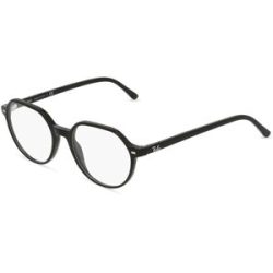 Luxottica Fashion Brillen Vertriebs GmbH Ray-Ban RB 5395 Unisex-Brille inkl. Gläser Vollrand Panto Kunststoff-Gestell 51/18/145, Schwarz