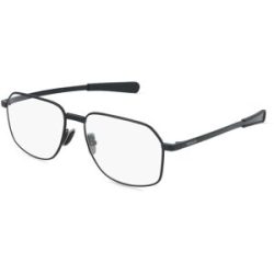 Luxottica Fashion Brillen Vertriebs GmbH Moncler ME1010 Unisex-Brille inkl. Gläser Vollrand Eckig Metall-Gestell 56/16/145, Schwarz