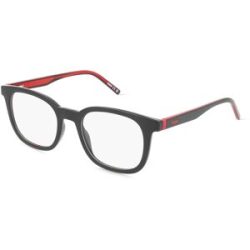 Safilo GmbH Hugo HG 1315 Herren-Brille inkl. Gläser Vollrand Eckig Kunststoff-Gestell 50/20/145, Schwarz