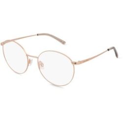 Eschenbach Optik GmbH Marc O'Polo Eyewear 502200 Damen-Brille inkl. Gläser Vollrand Rund Metall-Gestell 52/17/140, Gold