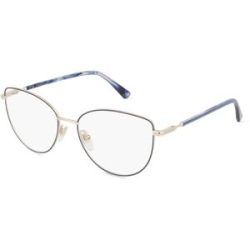 DE RIGO Vision D.A.CH. GmbH Nina Ricci NRIVNR294 Unisex-Brille inkl. Gläser Vollrand Butterfly Metall-Gestell 54/16/135, Gold