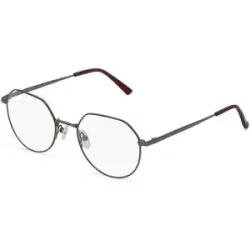 Billion Excel Optical Manufactory Co. Ltd. Fielmann BE 012 FA CLEO Damen-Brille inkl. Gläser Vollrand Panto Edelstahl-Gestell 51/20/135, Grau