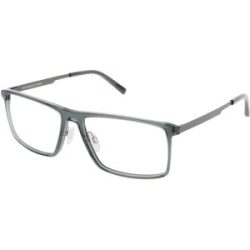 Eschenbach Optik GmbH FREIGEIST 863051 Herren-Brille inkl. Gläser Vollrand Quadratisch Kunststoff-Gestell 62/17/155, Grün