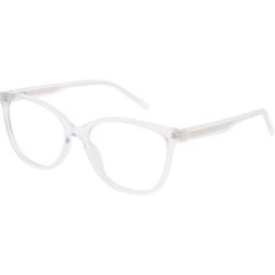 Safilo GmbH Hugo HG 1365 Damen-Brille inkl. Gläser Vollrand Panto Kunststoff-Gestell 53/15/145, Transparent