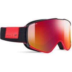 Julbo J7611 Herren-Skibrille Vollrand Monoscheibe Kunststoff-Gestell, Schwarz