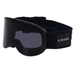 Seaport-OLDM Cébé ATTRACTION  Unisex-Skibrille Vollrand Monoscheibe Kunststoff-Gestell, Schwarz