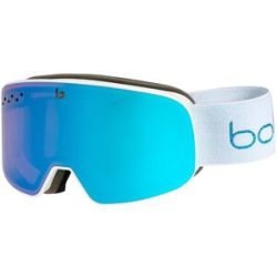 Seaport-OLDM Bollé NEVADA SMALL Unisex-Skibrille Vollrand Monoscheibe Kunststoff-Gestell, Weiß