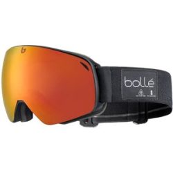 Seaport-OLDM Bollé ECO TORUS M Unisex-Skibrille Vollrand Monoscheibe Kunststoff-Gestell, Schwarz