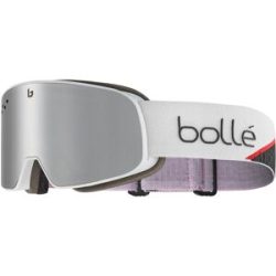 Seaport-OLDM Bollé NEVADA Unisex-Skibrille Vollrand Monoscheibe Kunststoff-Gestell, Weiß