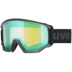 Uvex Sports Uvex Athletic FM Unisex-Skibrille Vollrand Monoscheibe Kunststoff-Gestell, Schwarz