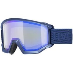 Uvex Sports Uvex Athletic FM Unisex-Skibrille Vollrand Monoscheibe Kunststoff-Gestell, Blau