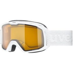 Uvex Sports Uvex ELEMNT LGL Unisex-Skibrille Vollrand Monoscheibe Kunststoff-Gestell, Weiß