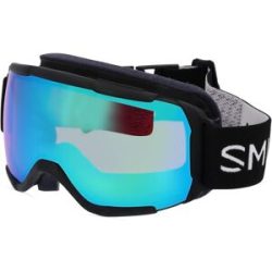 Safilo GmbH Smith SHOWCASE OTG Damen-Skibrille Vollrand Monoscheibe Acetat-Gestell, Schwarz