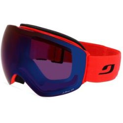 Julbo SPACELAB J760 Unisex-Sonnenbrille Vollrand Monoscheibe Kunststoff-Gestell, Rot