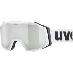 Uvex Sports Uvex Gravity Unisex-Skibrille Randlos Monoscheibe Kunststoff-Gestell, Schwarz
