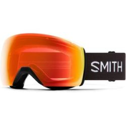 Safilo GmbH Smith SKYLINE XL Unisex-Skibrille Vollrand Monoscheibe Kunststoff-Gestell, Schwarz