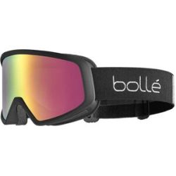Seaport-OLDM Bollé BEDROCK PLUS Unisex-Skibrille Vollrand Monoscheibe Kunststoff-Gestell, Schwarz