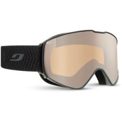Julbo J7611 Herren-Skibrille Vollrand Monoscheibe Kunststoff-Gestell, Schwarz