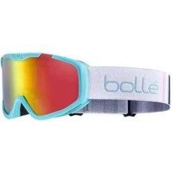 Seaport-OLDM Bollé ROCKET PLUS Unisex-Skibrille Vollrand Monoscheibe Kunststoff-Gestell, Weiß