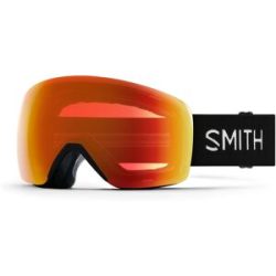 Safilo GmbH Smith SKYLINE Unisex-Skibrille Vollrand Monoscheibe Acetat-Gestell, Schwarz