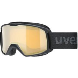 Uvex Sports Uvex ELEMNT FM Unisex-Skibrille Vollrand Monoscheibe Kunststoff-Gestell, Schwarz